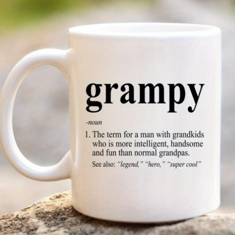 

1pc Definition Coffee Mug | Definition | | Funny Birthday Gift Ideas For Grandpa Fathers Day Present Grandfather