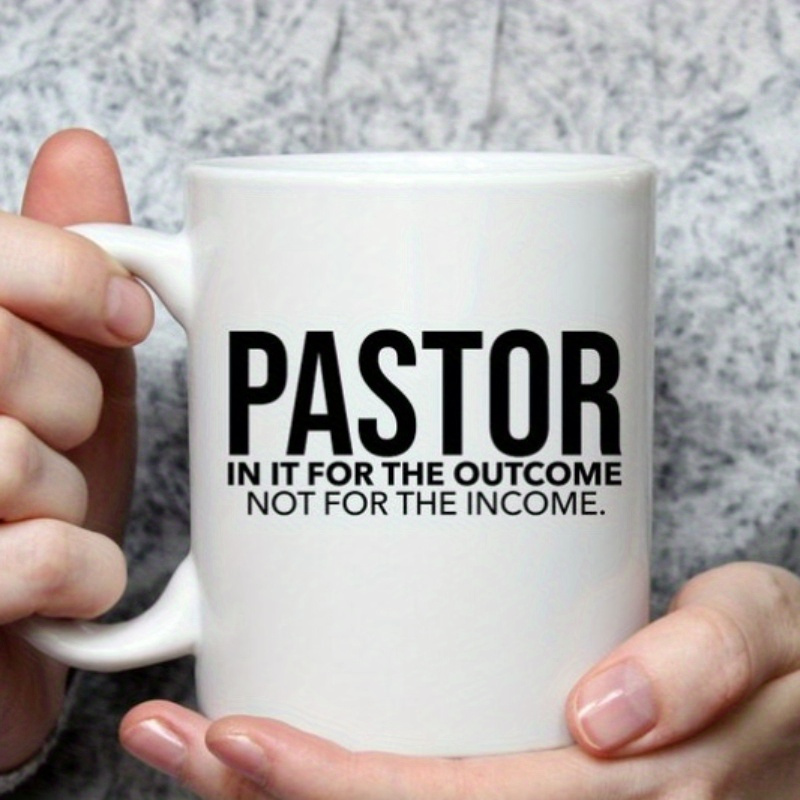 

1pc 11oz Coffee Mug - Pastor, For