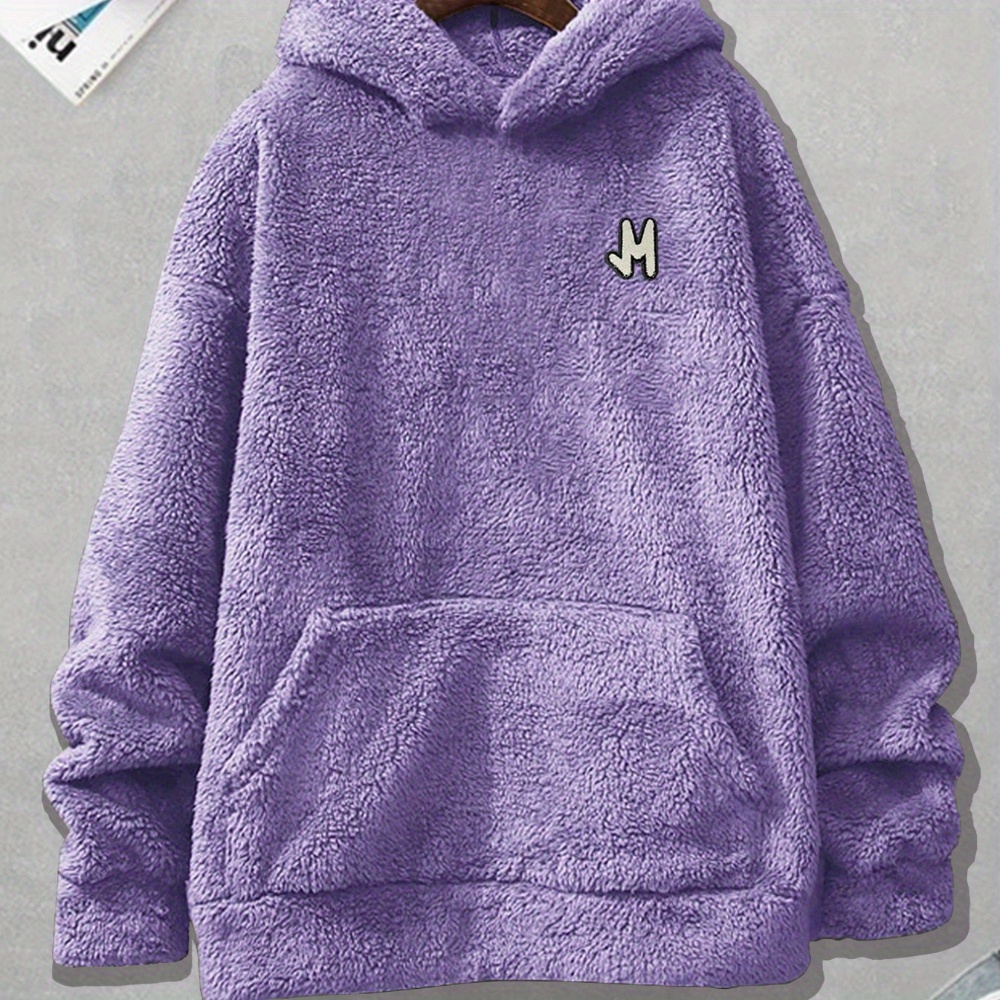 

Size Personalized Double- Long Hooded Sweatshirt, Plus Size