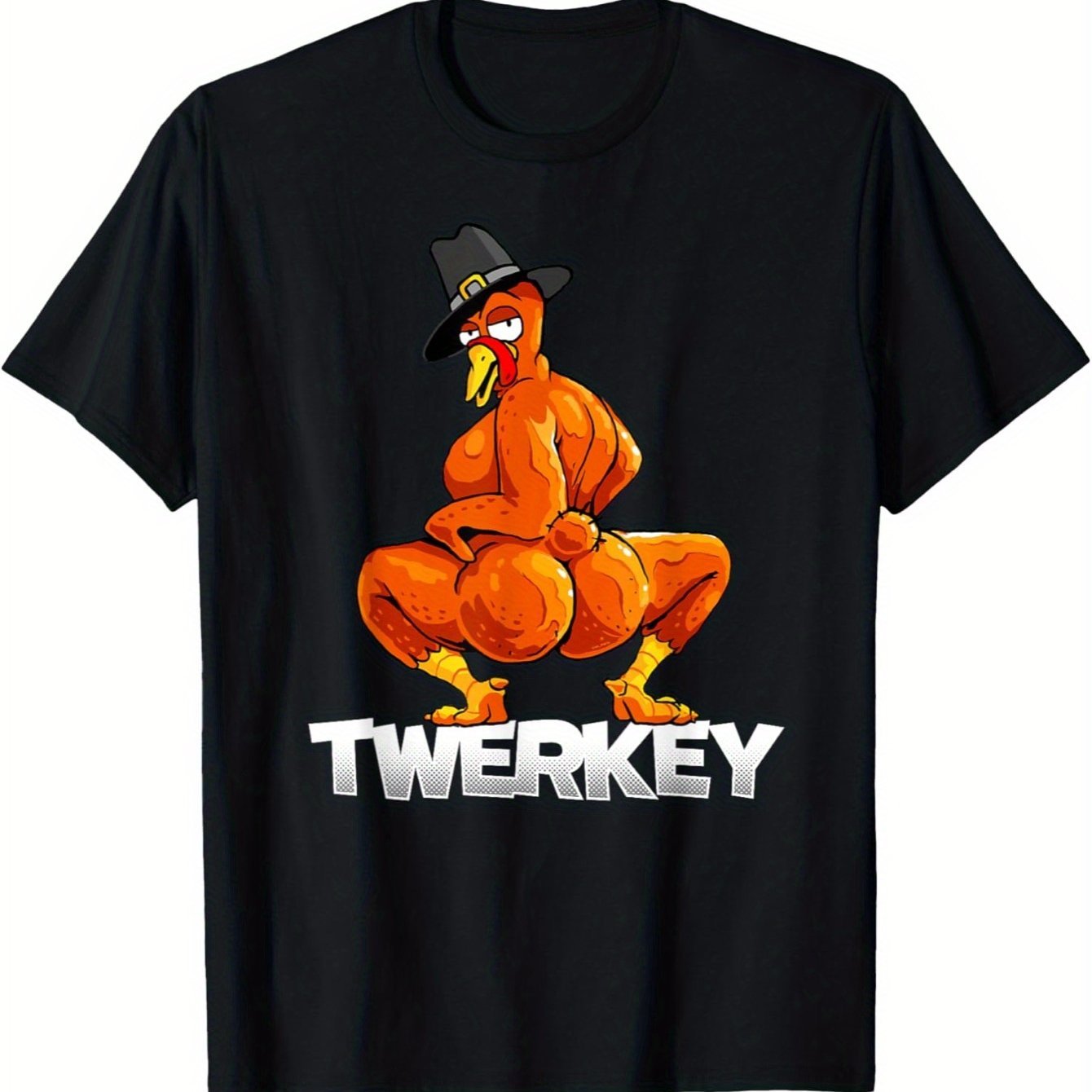 

Twerkey Tpilgrim Thanksgiving Turkey T-shirt