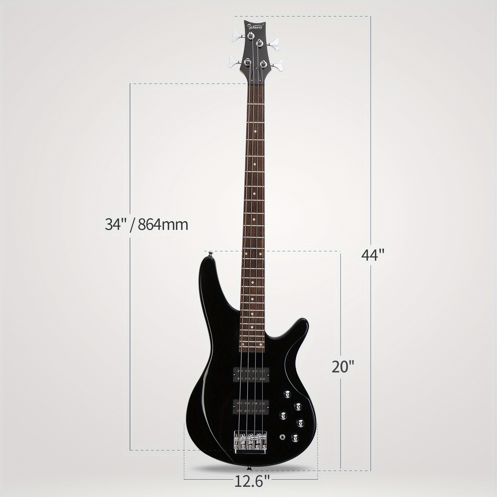 44 Inch GIB 4 String H-H Pickup Laurel Wood Fingerboard Electric... product image 11