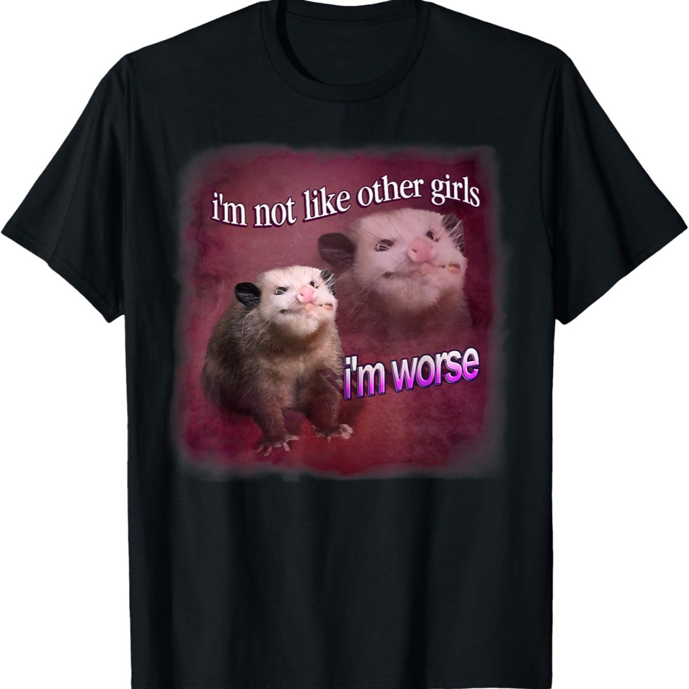 

Like . I'm . Possum Word Art T-shirt