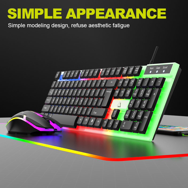 light up keyboard sold on Temu United States