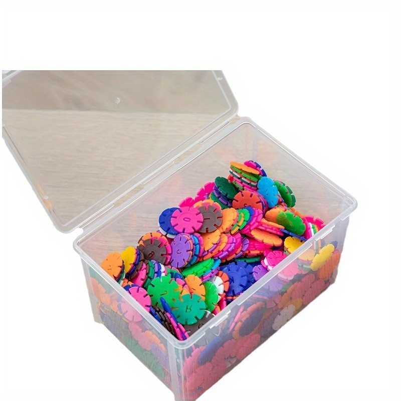 Gebildet 8pezzi Contenitori Portaoggetti per Organizer in Plastica Trasparente Rettangolare di Dimensioni Miste per Piccoli Oggetti e altri Progetti Artigianali