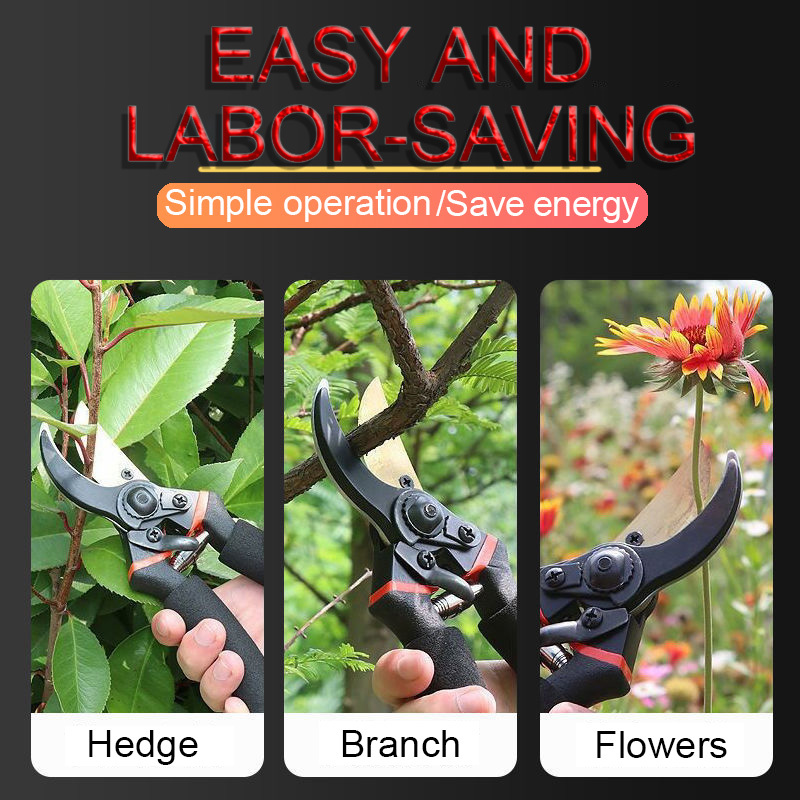 

1 Piece Of Bypass Pruning Shears, Heavy-duty Ultra-sharp Manual Pruning Machine, Multi-functional Garden Pruning Tool, Heavy-duty Sharp Manual Pruner, Professional And Plant Pruning Shears