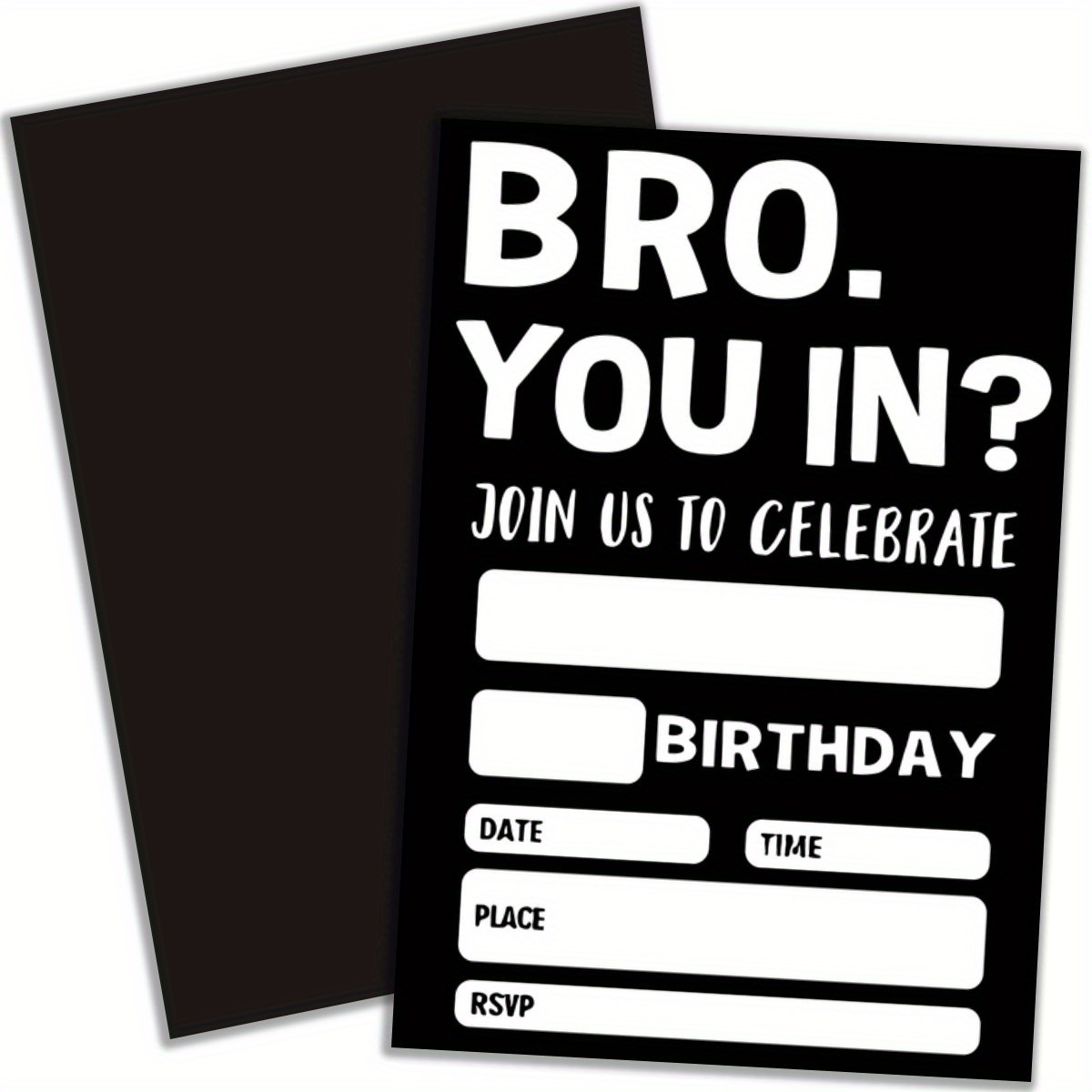 TEMU 20pcs, Birthday Party Invitations, Birthday Invitations Girl, Birthday Invitations For Boys, Birthday Invitations With Envelopes, Birthday