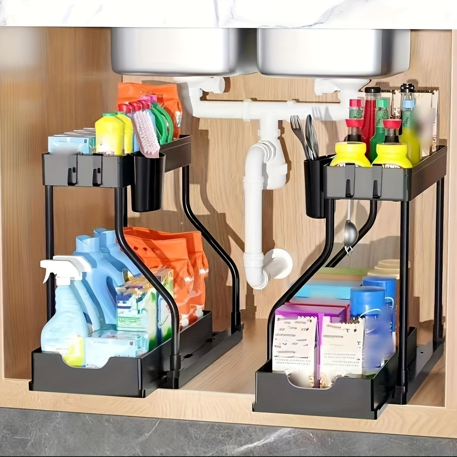 

1pc Out Organizer, 2 Organizer, Household Drawer , For And Bathroom, Organizers And , Accessories