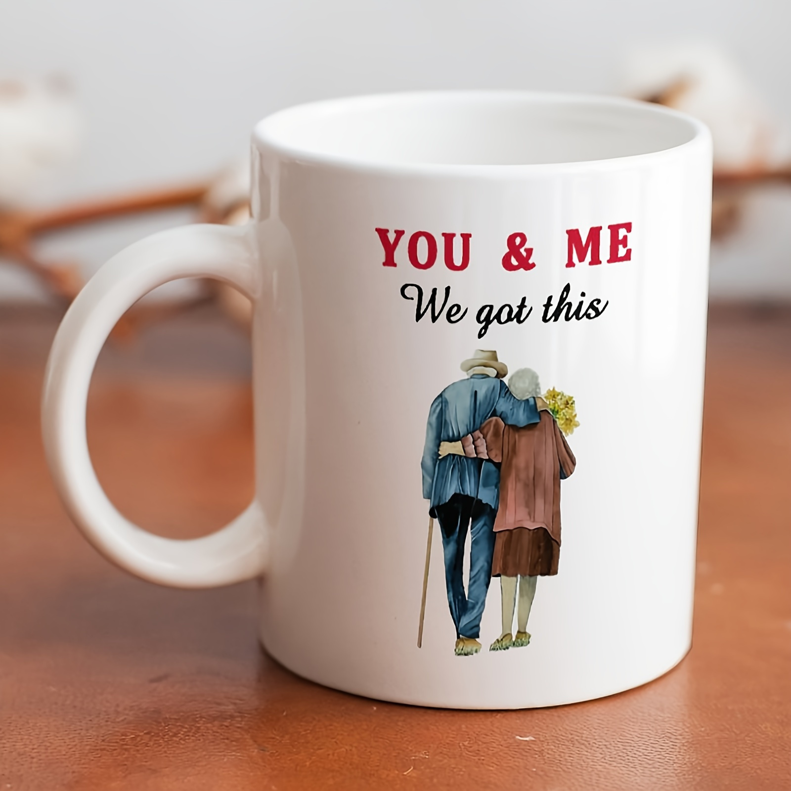 

3a Grade, 11oz Unique Couple Coffee Mug, Reusable, Design For Wife, Husband, Girlfriend, Boyfriend, Anniversary, Birthday, Valentine Gifts