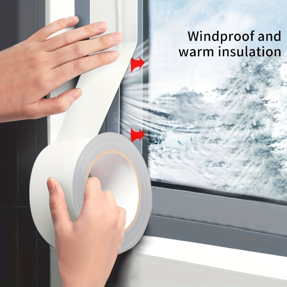 

1pc High- Tape For Windows - , Water-resistant, Insulating Strip For Air Leak Prevention And Energy Saving, Plastic-surface Compatible, Window Insulation Tape| Window Fit|