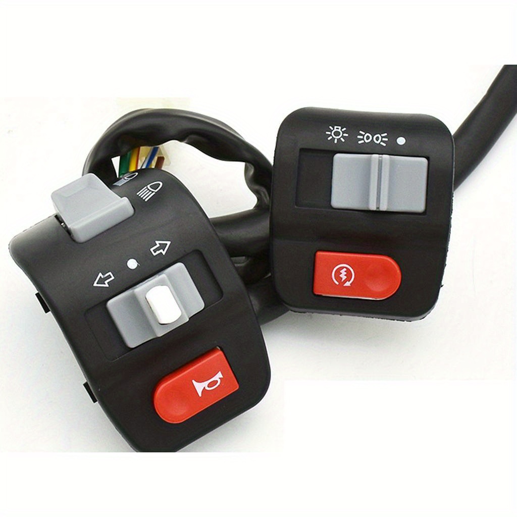 

Jog Scooter Combination Switch Assembly With Left Horn And Right Function, Ignition Lock & Tumbler Set - Compatible With Various Scooter Models, No Battery Included