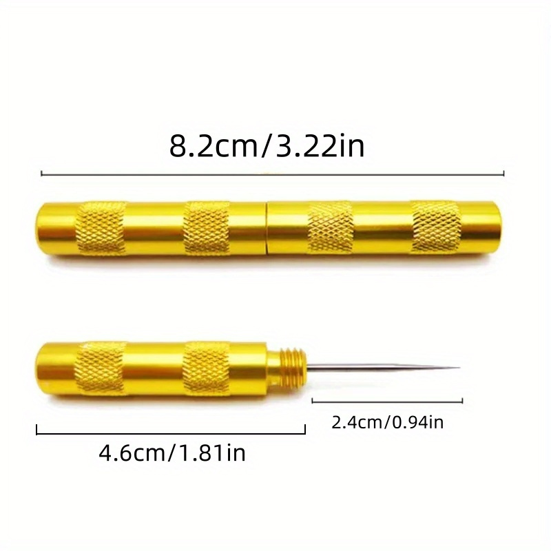 Leather Sewing Cone-hand Sewing Pin Punch Tools, Suitable For Diy Craft, Footwear Repair And Leather Accessories