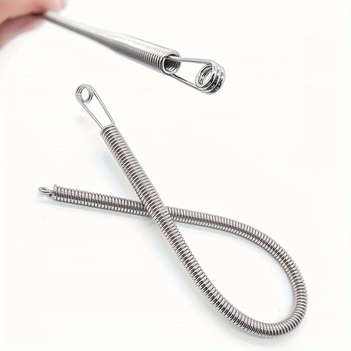 

Silvery Spring Pull Rope - Easy Threading Tool For Sewing & Knitting Supplies