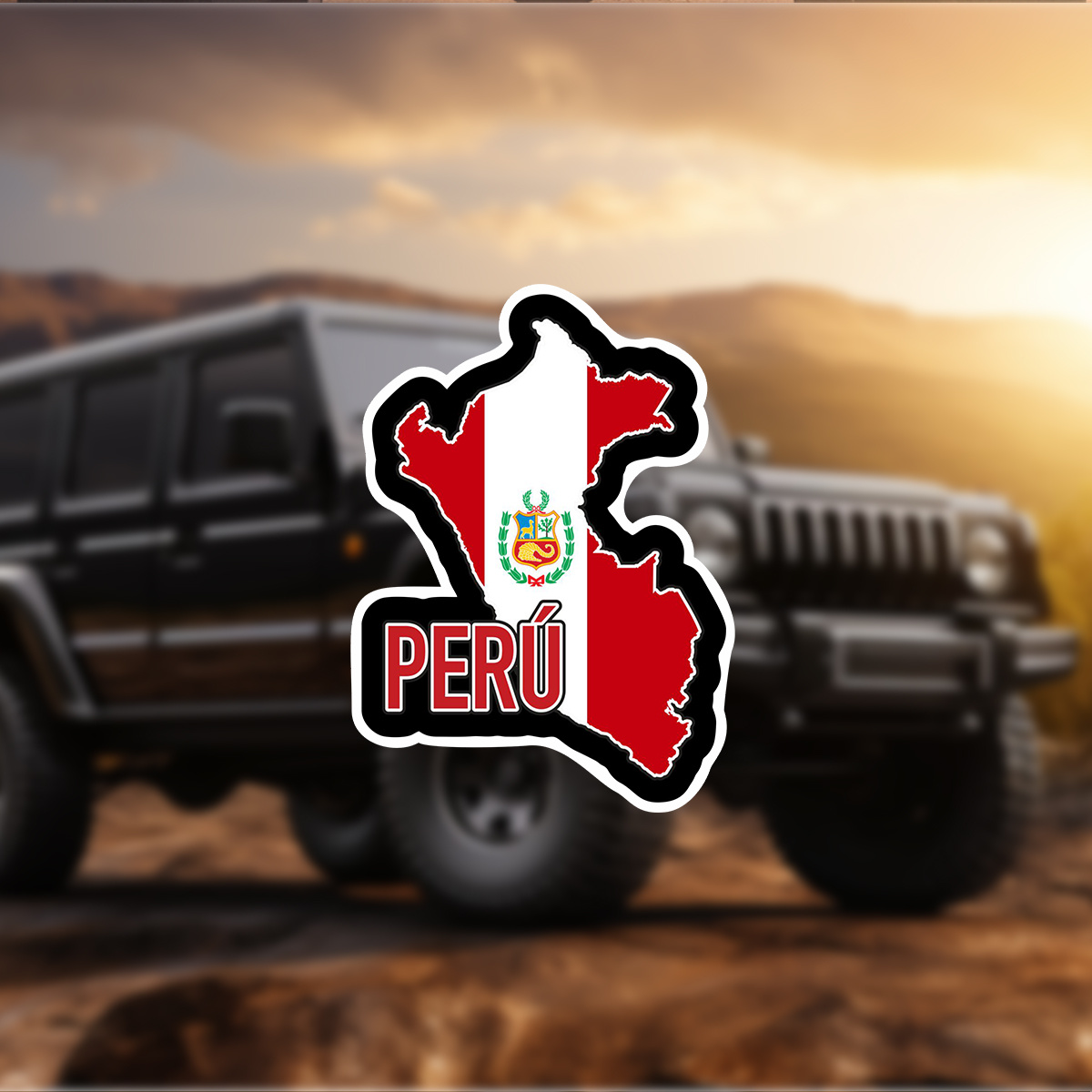 

Peru Waterproof Vinyl Decals Set Creative Patterns For Notebooks, Computers, Helmets, Motorcycles, Kit Helmets, Refrigerators, Kits, Guitars, Scooters And Car Decals