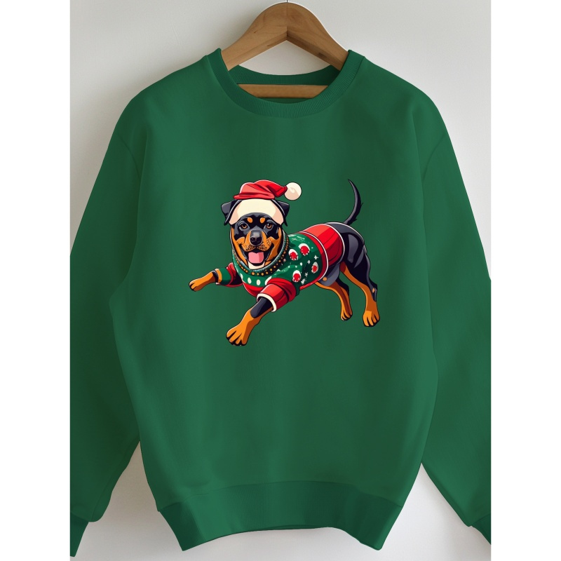 

Rottweiler Santa Has Women's Sweatshirts