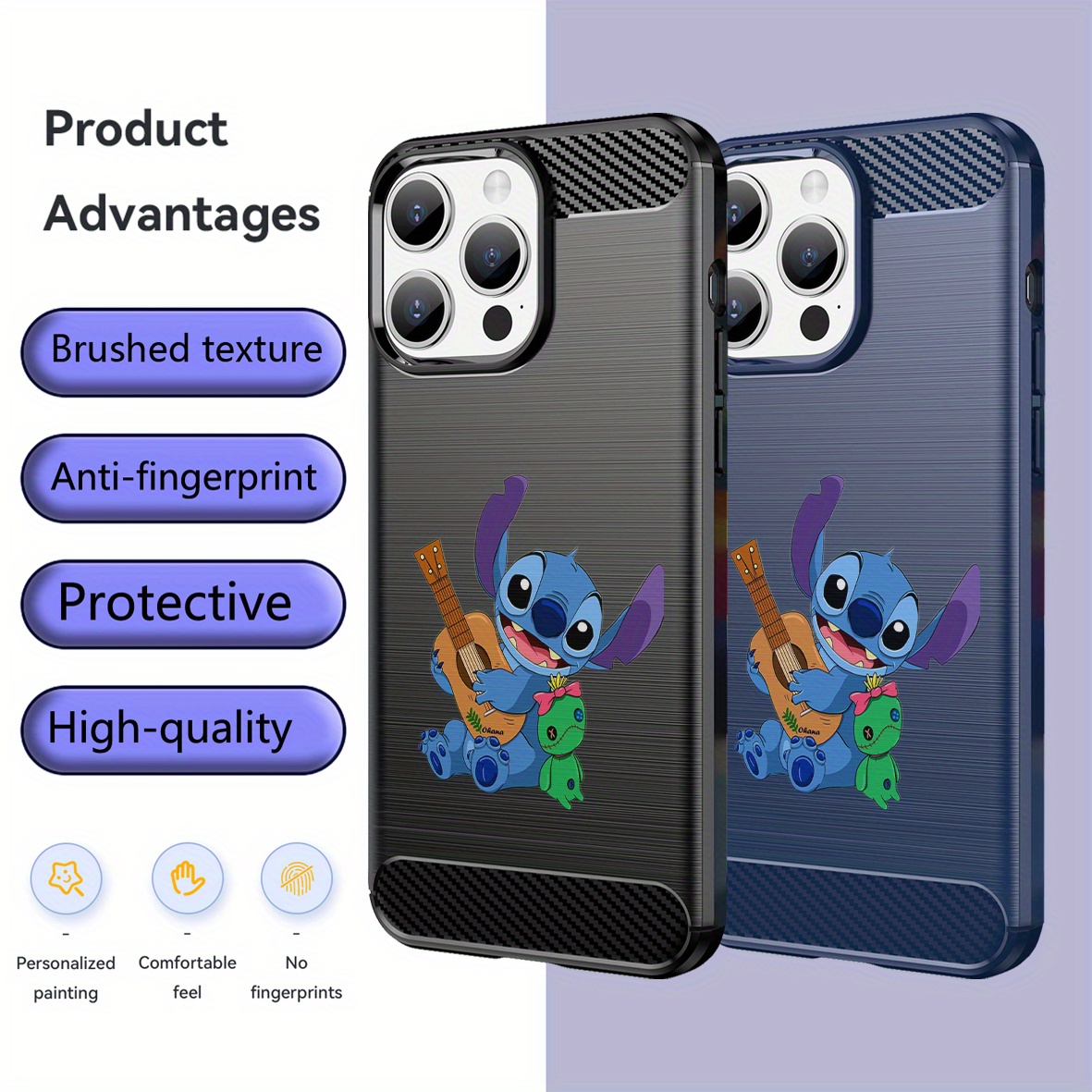 

Brushed Texture Lightweight Case With Button And Anti-fingerprint Features For Galaxy S10e, S10+, S10 Lite, S10 5g