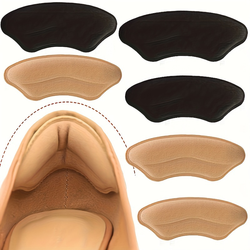 

8pcs Heel Pads: Suitable For Too Big Shoes, Self-adhesive Heel Protectors, Improve Fit , Prevent Heel Slip And Foaming