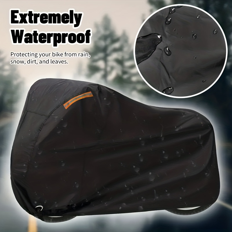 

Reflective Waterproof Bike Cover - , Multi-functional Outdoor Storage For Bikes, Machine Washable