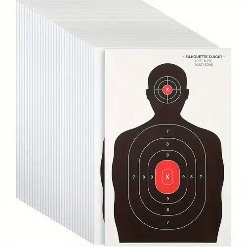 Large Easy Target Ceramic Mug Leyndo Paper Shooting Targets - 100 Large Rifle Targets For ...