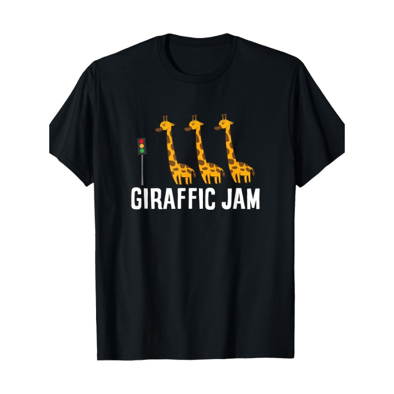 

Funny Giraffe Jam Cute Giraffe Puns Cute Giraffe T-shirt - 220g