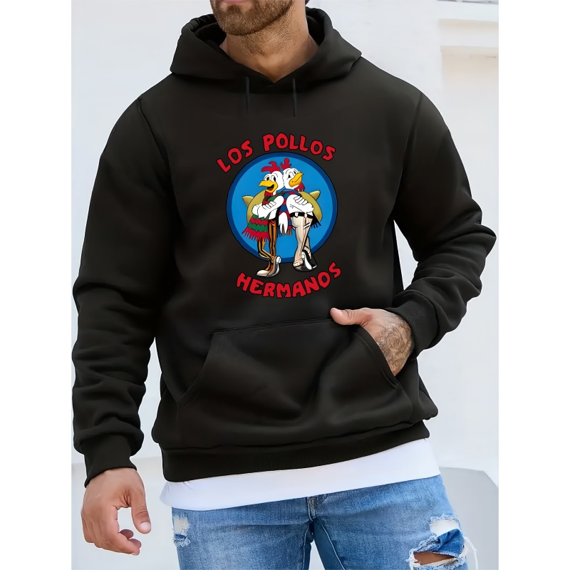 

Le Pull en Peluche Automne et Hiver pour Jeunes Poules - Sweat à Capuche pour Hommes, Haut Imprimé Américaine, Cadeau pour Hommes