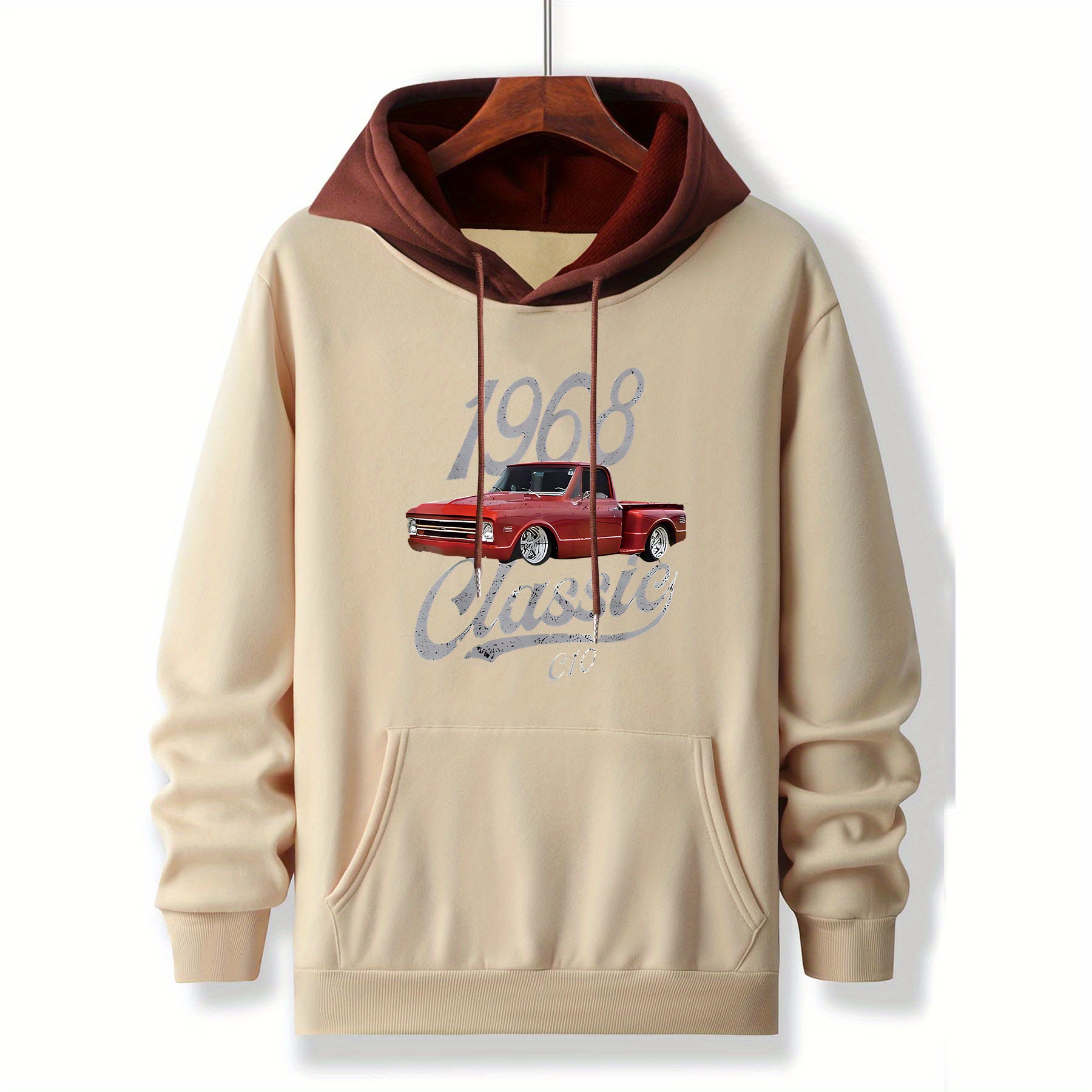 

Car - Sweatshirt, Long Sleeve, - For Fall &
