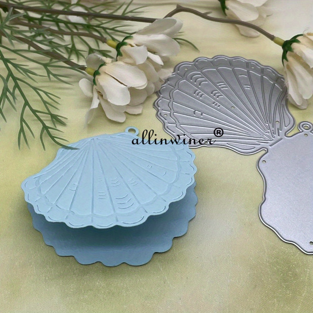 

1pcs Sea Shell Decoration Diy Craft Metal Cutting Die Embossed Paper Card Album Craft Template Stencil Dies