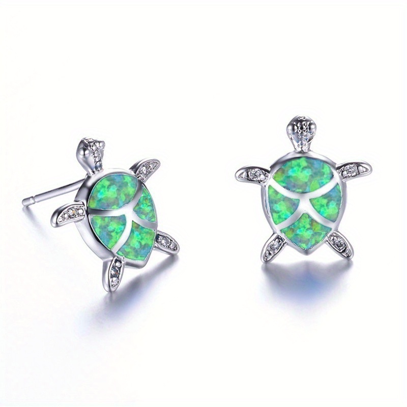 

Turtle Earrings Opal Earrings Fashion Earrings