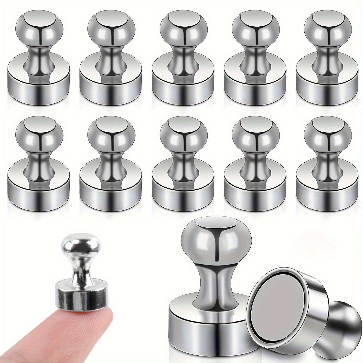 

6/12/16/20/40/60pcs D12x16 Super Strong Refrigerator Magnets Push Pins Sucker Push Pins For Home, Kitchen, , Office