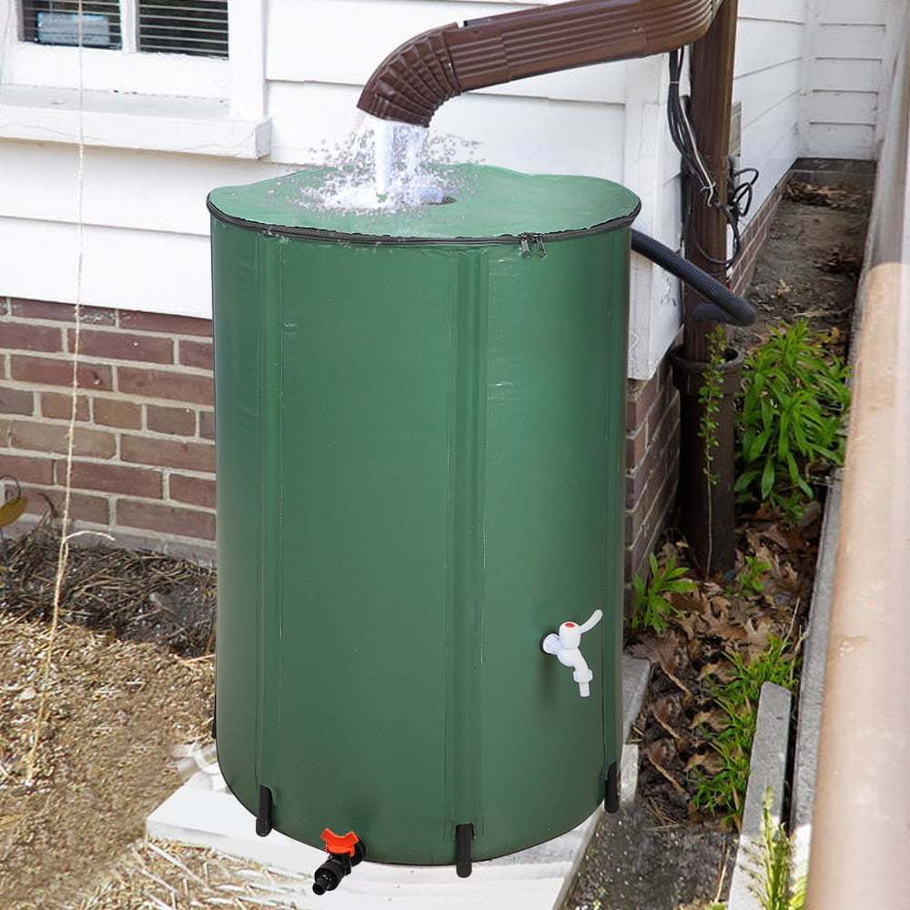 

132 Gallon Collapsible Rain Barrel, Portable Water Storage Tank