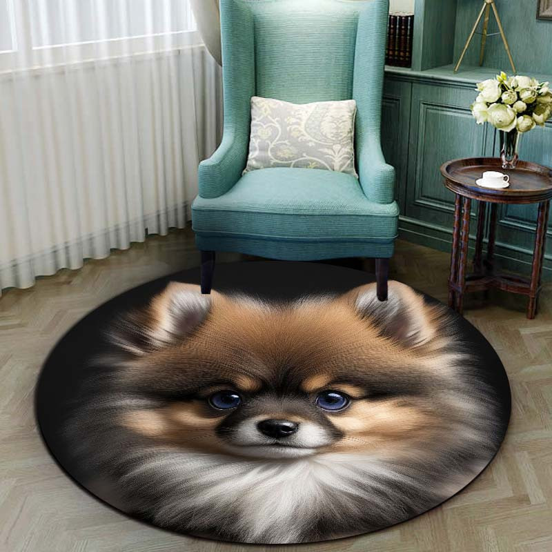 Dog Print Office Chair Arrow Sewing HDOG Adjustable Height