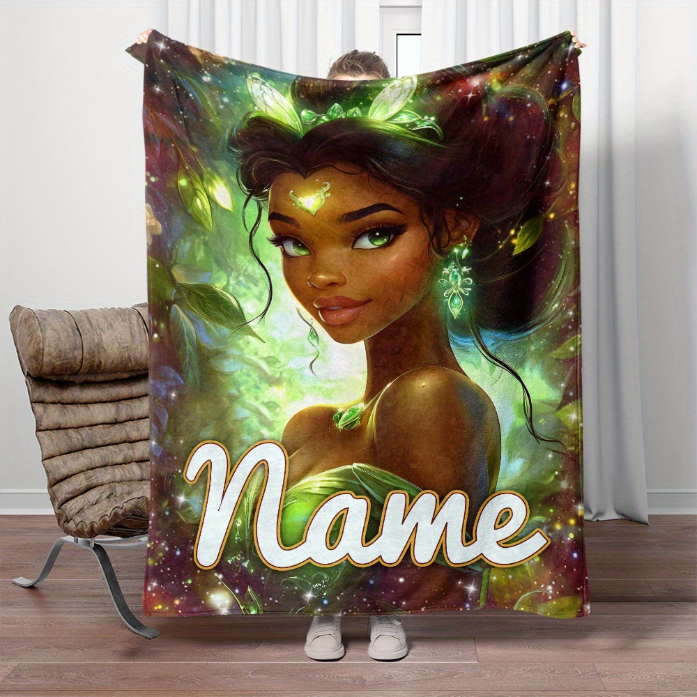 

Custom Name Blanket - Lightweight Flannel Throw For Sofa, Bed, Travel, Camping, Livingroom, Office, Couch, Chair, And Bed - Digital Printing Fleece Blanket With Soft And Warm Flannel Fabric