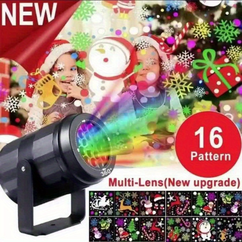 

2024 Usb Christmas , Christmas Projector , Rotating Christmas Pattern For , , Ceiling, , Roo