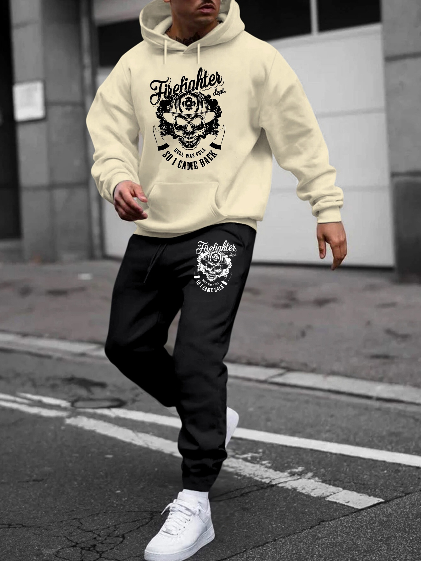 ensemble sweat à capuche pantalon jogging imprimé Temu Canada