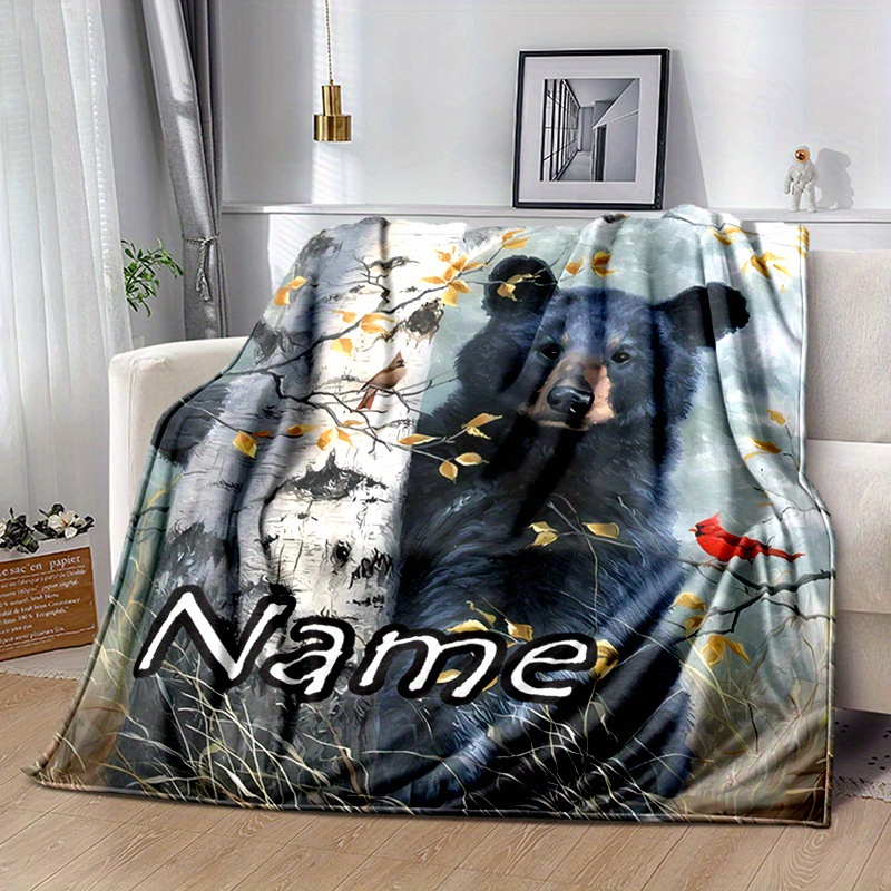 

Personalized Bear Blanket - , & For , Camping & | For &