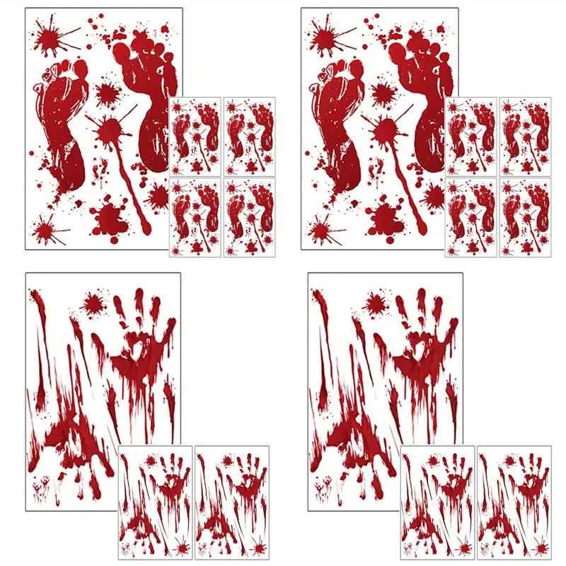 Bloody Bathroom Mirror Stickers Halloween Items Unisex Bloody Bathroom Mirror Stickers Halloween Items Unisex