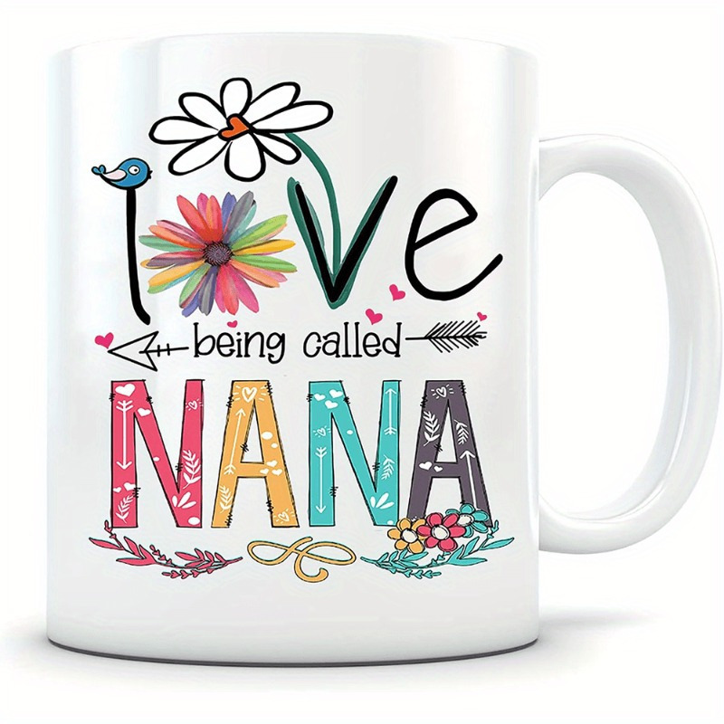 

1pc, Nana Cup, Perfect Gift For Grandma, Capacity: 11 Ounces