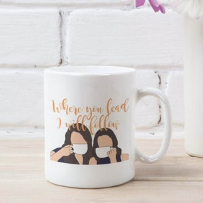 

1pc, Where Gilmore Girls Merch White 11 Oz Ceramic Mug Gift Souvenir