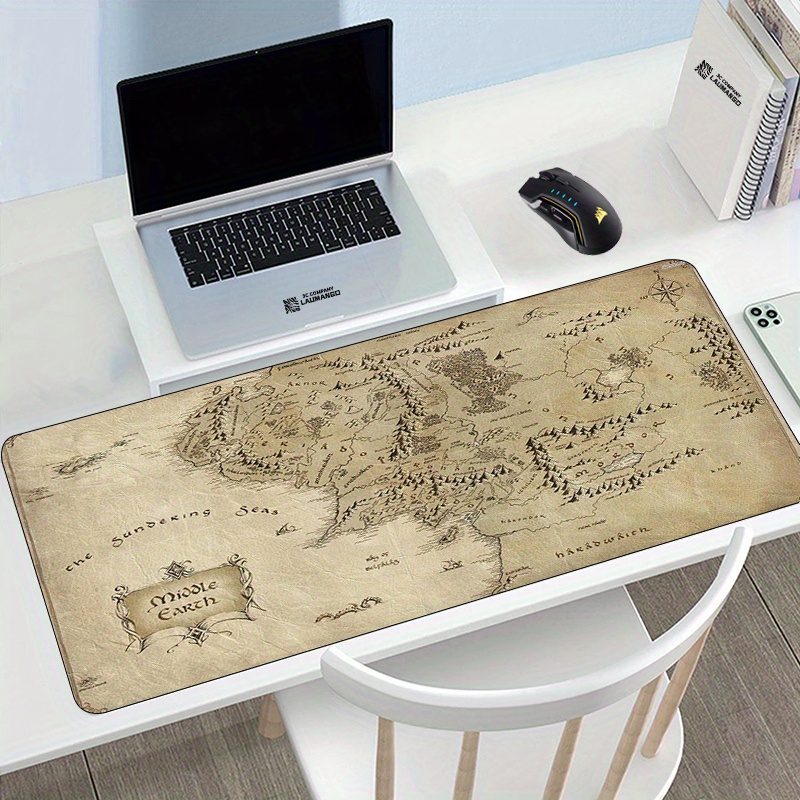 

Gaming Mouse Pad, Large, Desk Mat, & Washable, Map , For , & Use