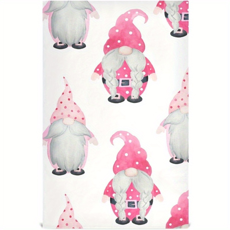 

Merry Christmas Pink Kitchen Towel Set - 18x26 Inch, Polyester, Machine Washable, Holiday , Hand Towel, Gift