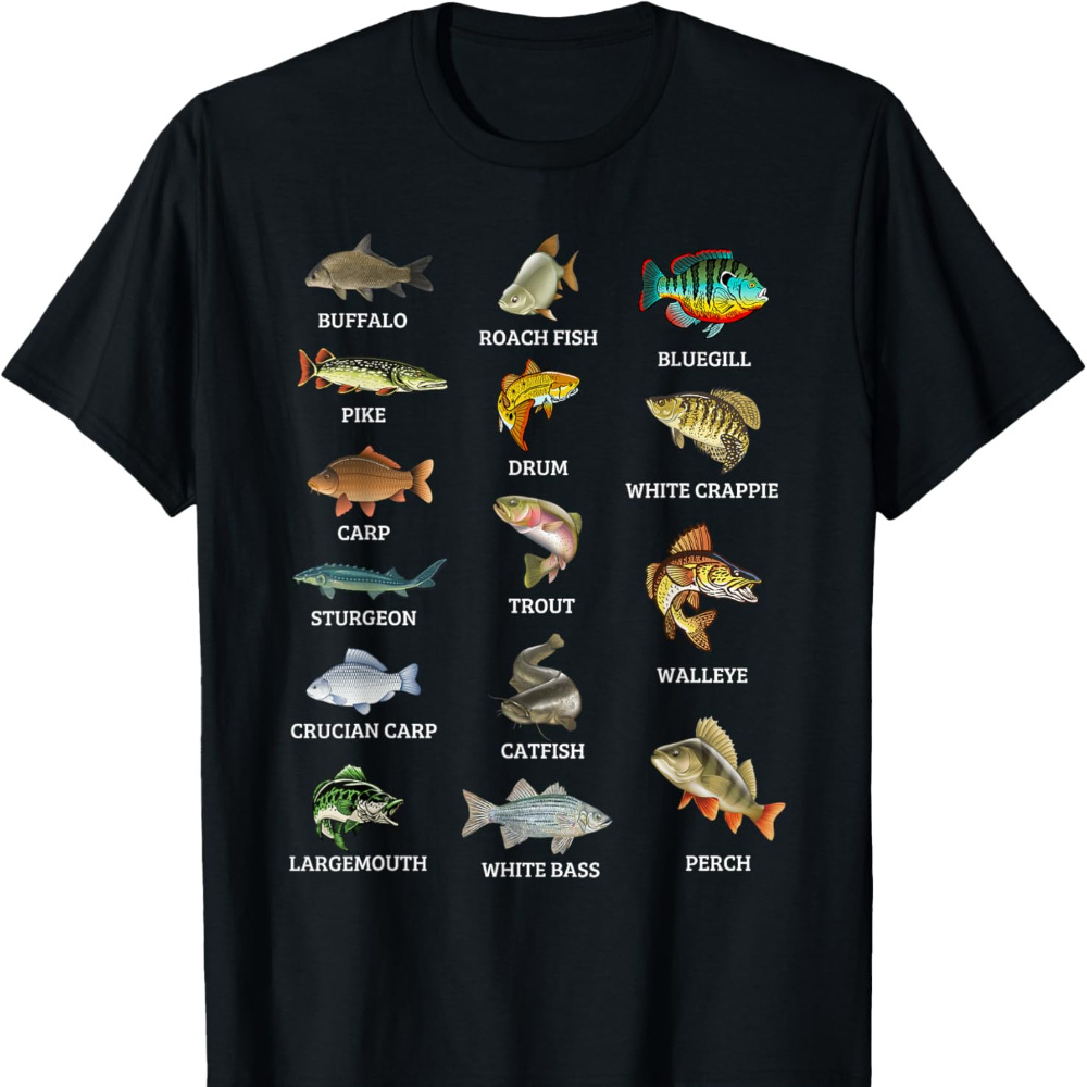 

Types Of Fishing Fisherman T-shirt