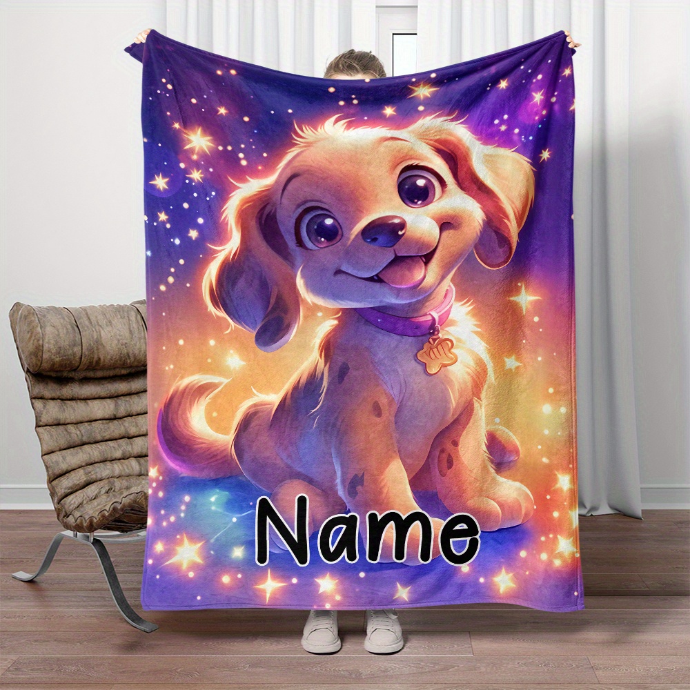 

Name Dog 's Blanket - , Flannel For , Bed, & - Printed Fleece, &