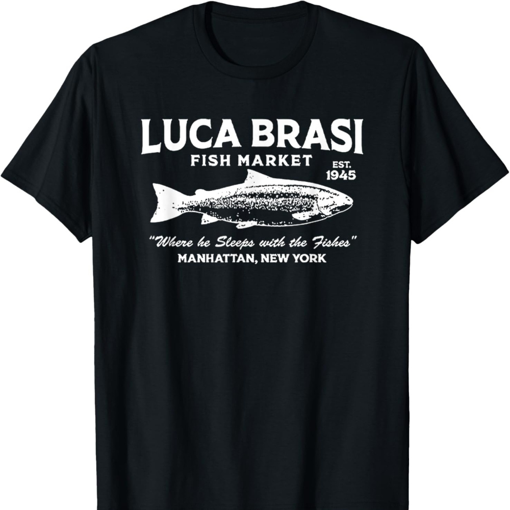 

Luca Brasi Est 1945 Fishing T-shirt