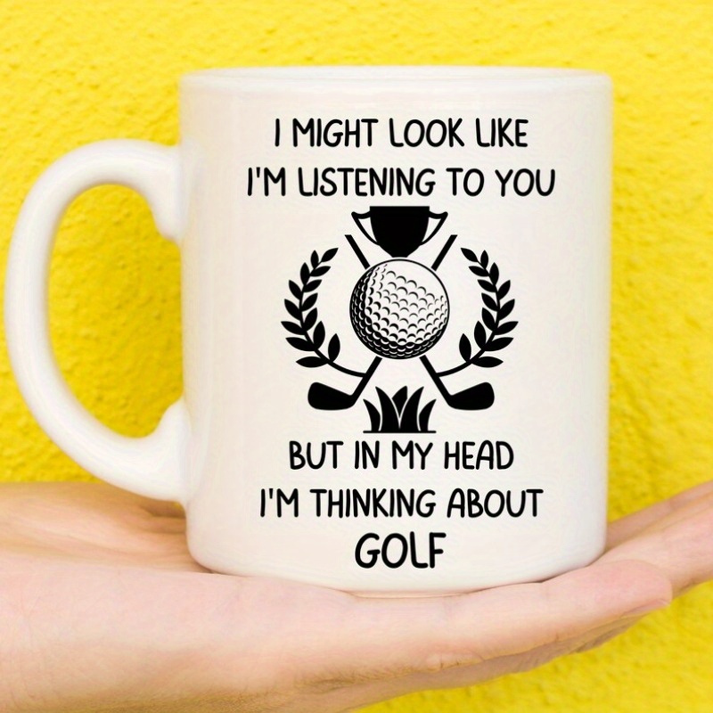 1pc 11oz golf mug lovers funny golf Temu