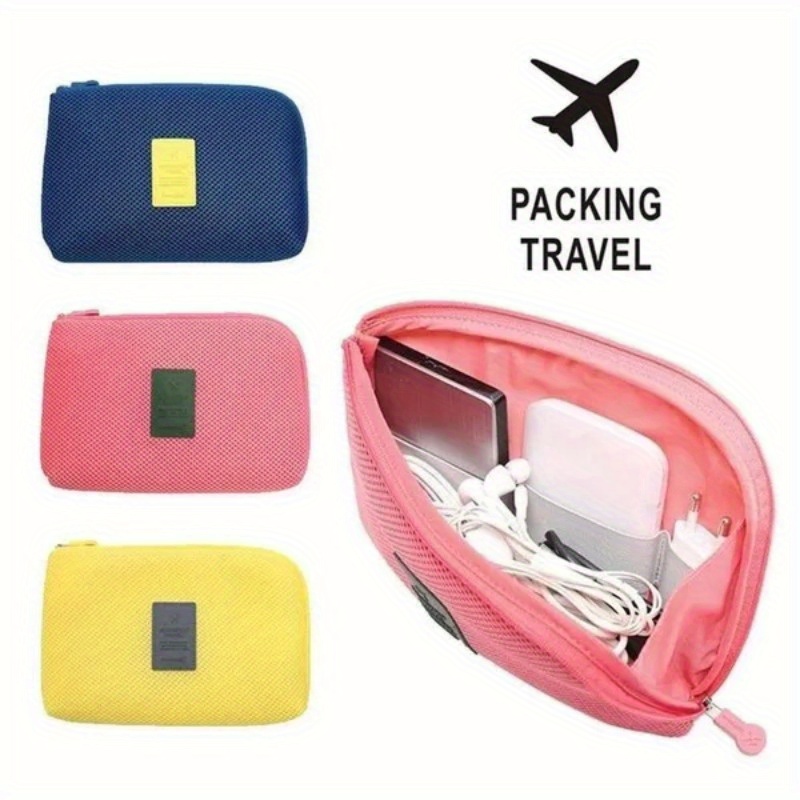 

Organizer - Polyamide Bag For Accessories, -compartments For Usb, Earphones, , Electronics - 1pc