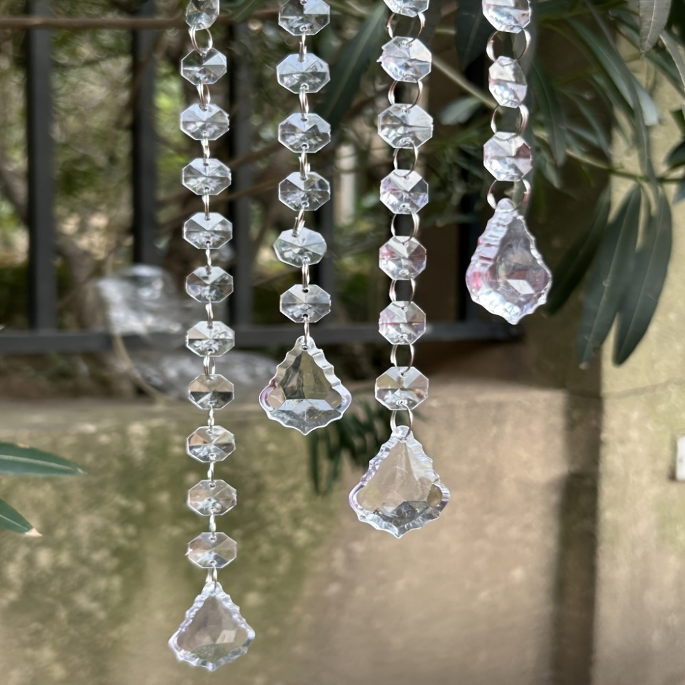 String of crystals for chandelier discount