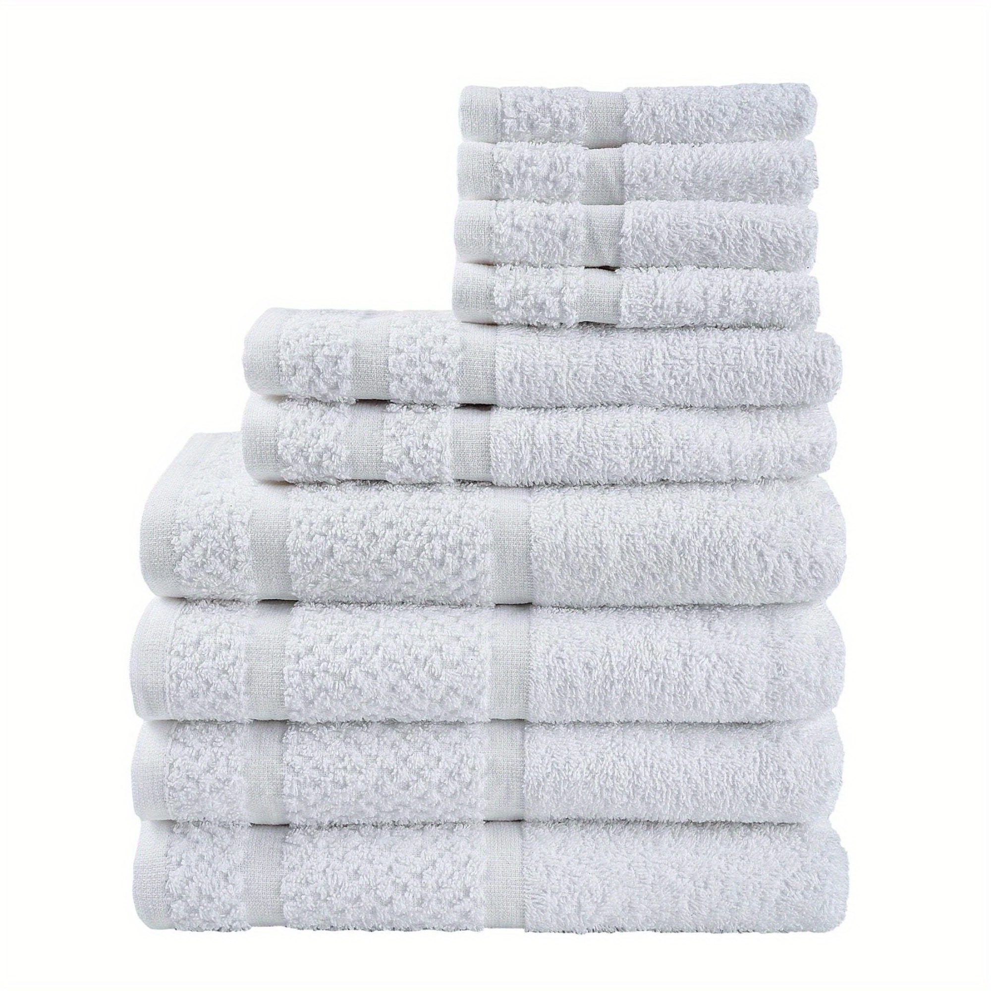 

Towel Set With Upgraded & Durability, White