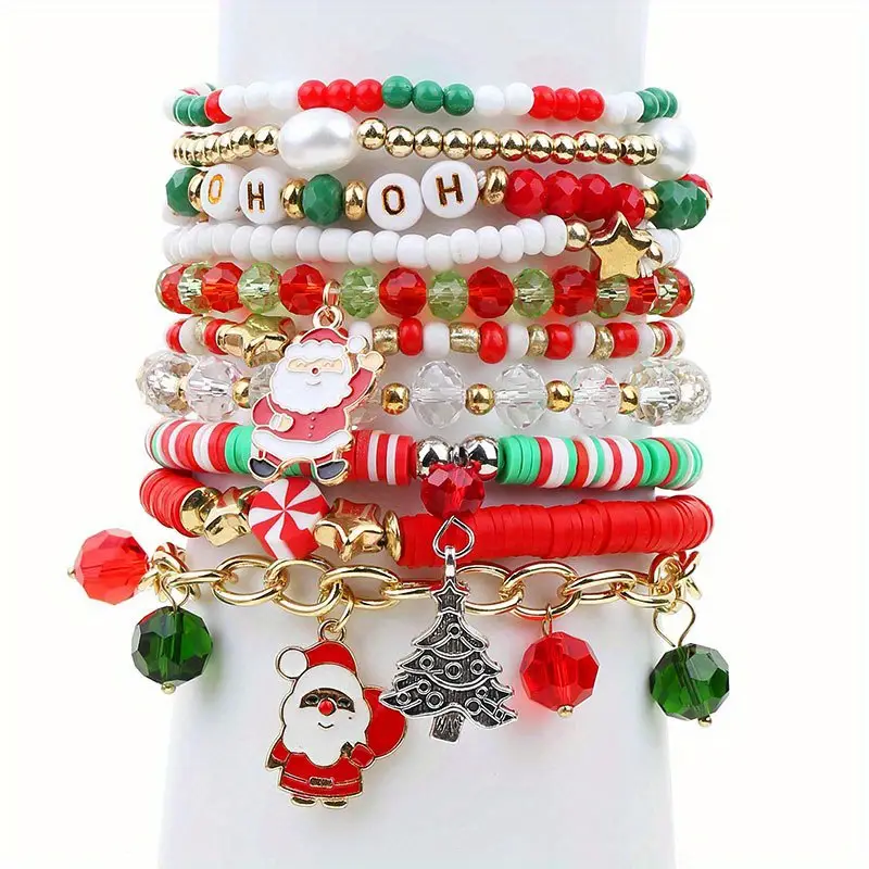 Fiudx Pulsera Led Navideña con Diseño de Papá Noel, Muñeco de Nieve, Reno y Oso de Hielo, Luces Multicolor Intermitentes, Multifuncional, Decoración para Fiestas, Árbol de Navidad, 22 X 3 Cm Fiudx Pulsera Led Navideña con Diseño de Papá Noel, Muñeco de Nieve, Reno y Oso de Hielo, Luces Multicolor Intermitentes, Multifuncional, Decoración para Fiestas, Árbol de Navidad, 22 X 3 Cm