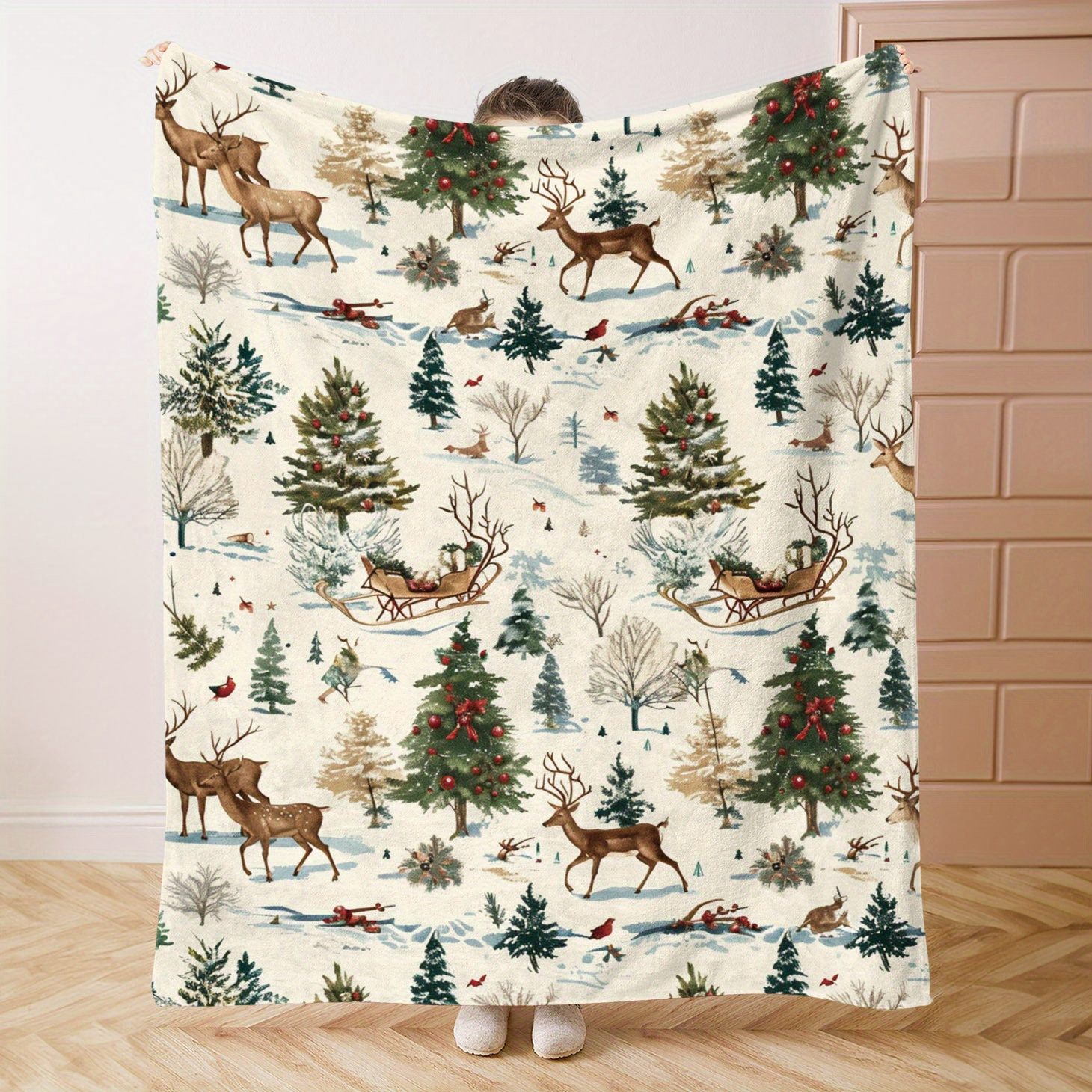 

Christmas- Blanket - , & - For Bed, Sofa, , Camping &