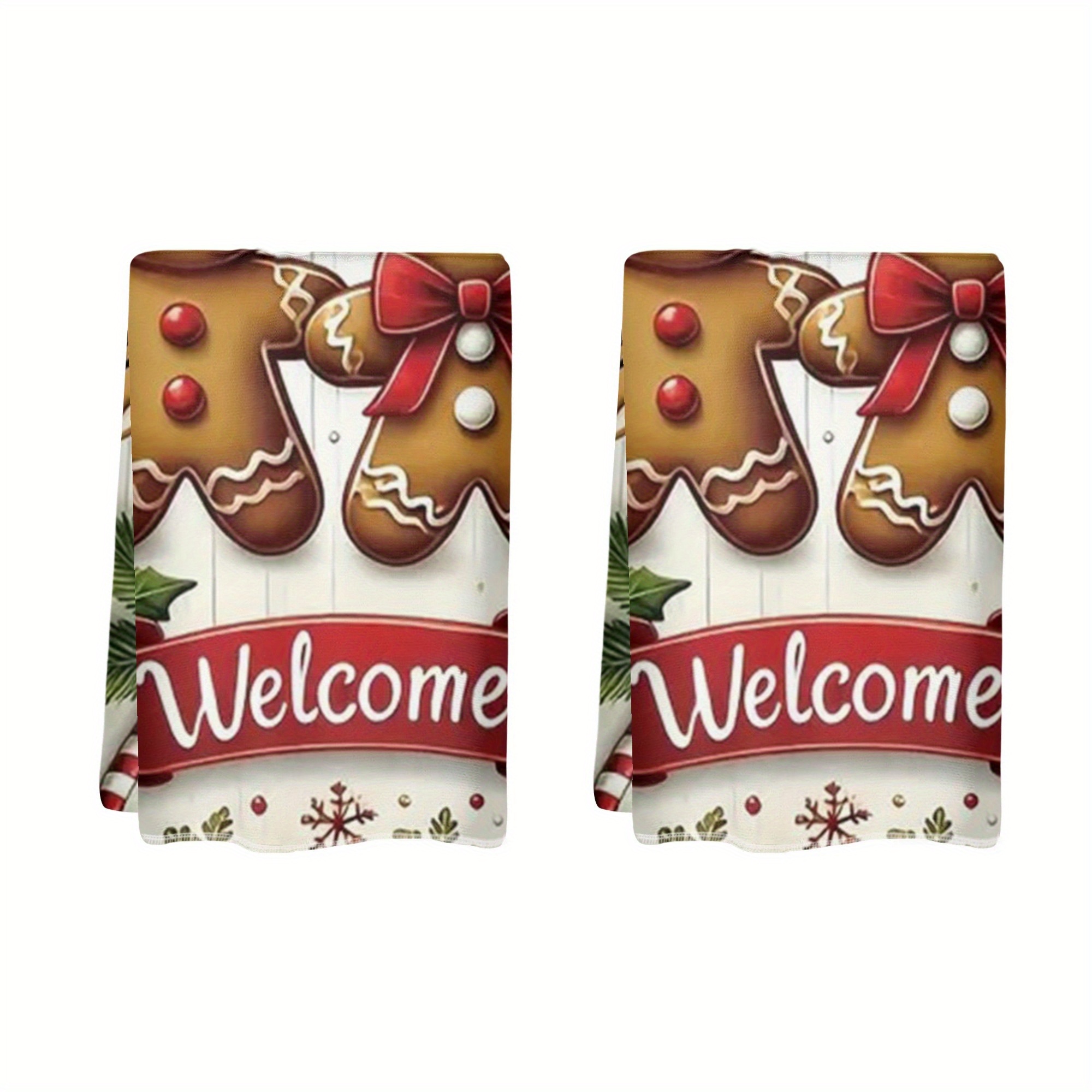 

2pcs Towels, 18x26 , Polyester Bath Towels, , For Bathroom Use, A- & B-