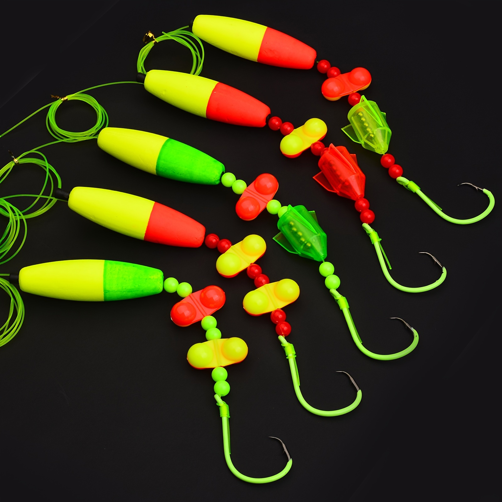 

5pcs/set Catfish Fishing Tackle: Multifunctional Catfish Floating Fishing Tackle With Equipment, Catfish Fishing Tackle-6/0, 8/0, 10/0 Round